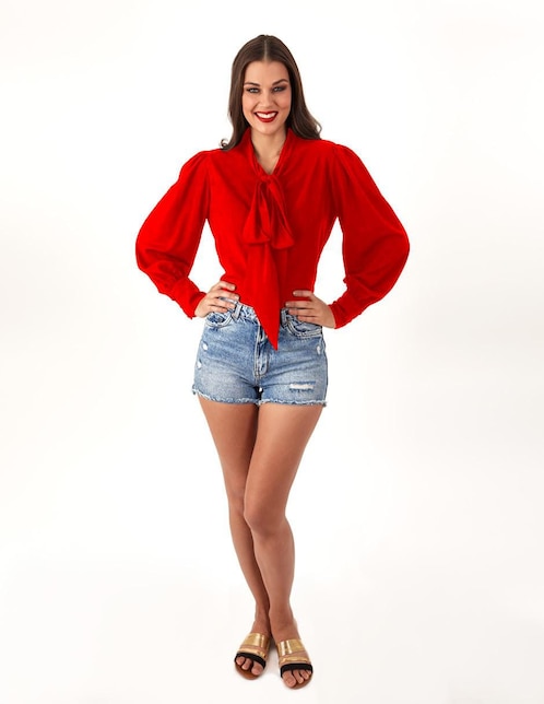 Blusa Beatriz Meade manga larga