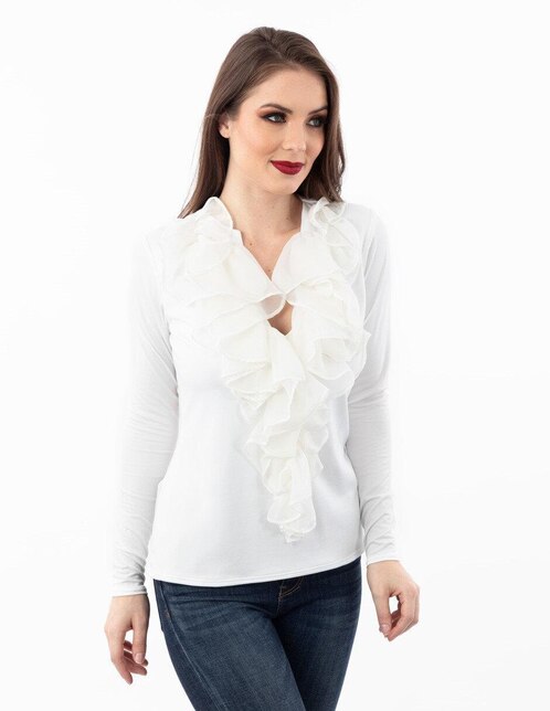 Blusa manga larga para mujer 1
