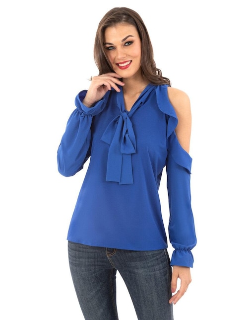 Blusa manga larga para mujer 1