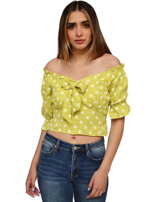 Blusa Roman Fashion manga corta para mujer