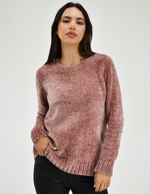 Suéter Roman Fashion cuello redondo para mujer