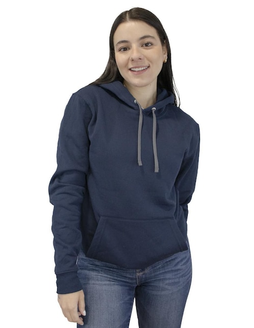 Sudadera con capucha y bolsa Indicum Denim para mujer