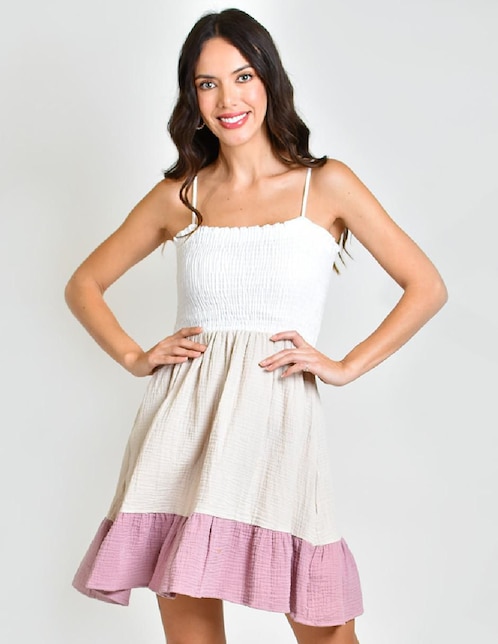 Vestido corto casual Roman Fashion para mujer
