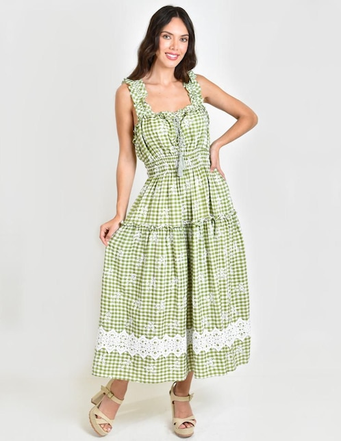 Vestido midi casual para mujer 1