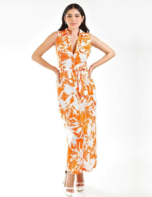 Vestido crop casual Roman Fashion para mujer