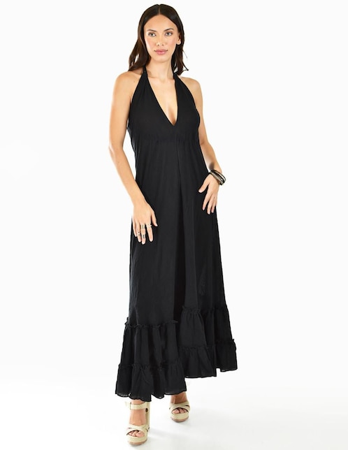 Vestido crop casual Roman Fashion para mujer