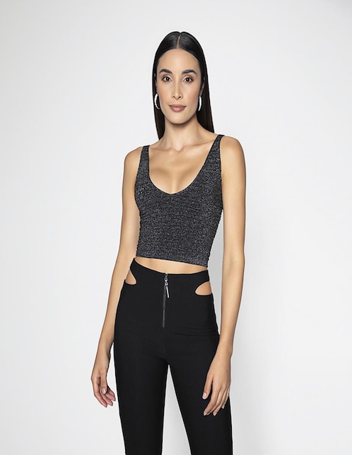 Blusa Studio F sin manga para mujer