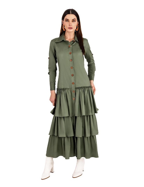 Vestido maxi casual Beatriz Meade para mujer