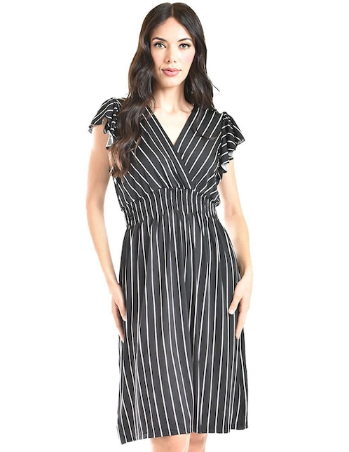Vestido a la rodilla casual para mujer 1