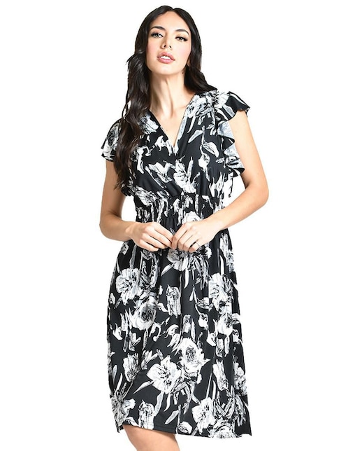 Vestido a la rodilla casual para mujer 1