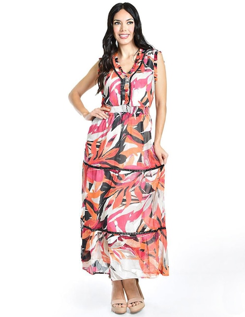 Vestido largo casual para mujer 1