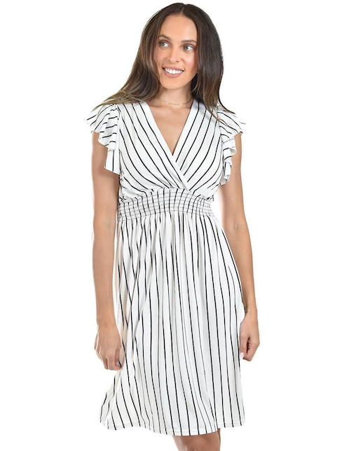 Vestido a la rodilla casual para mujer 1