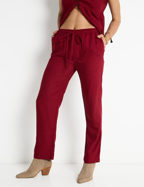 Pantalón relaxed slim para mujer 1