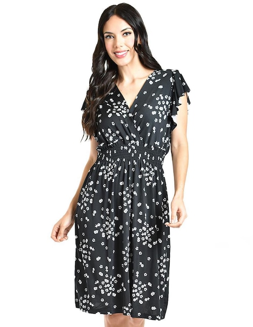 Vestido a la rodilla casual para mujer 1
