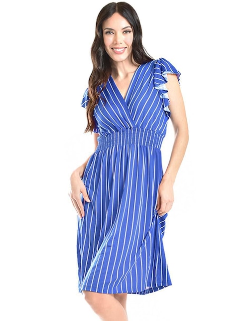 Vestido a la rodilla casual para mujer 1