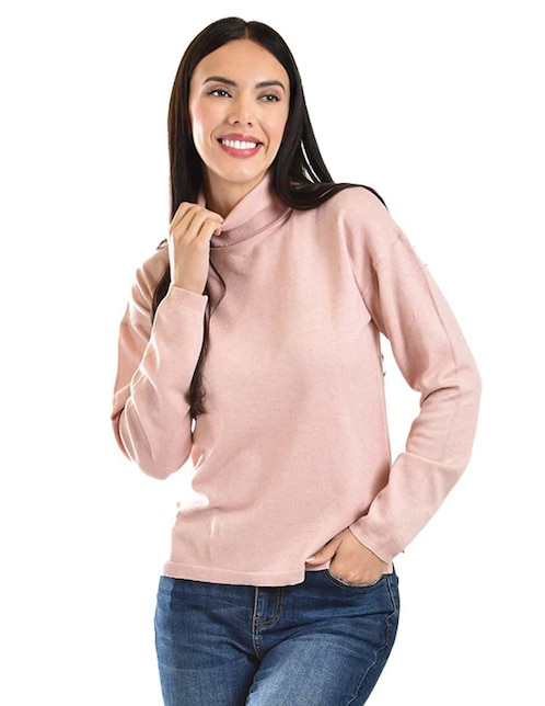 Suéter Roman Fashion cuello tortuga para mujer