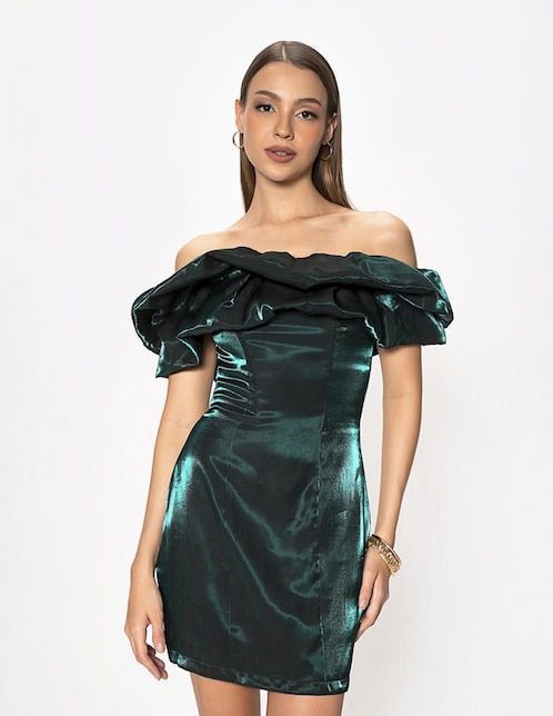 Vestido corto casual Studio F para mujer