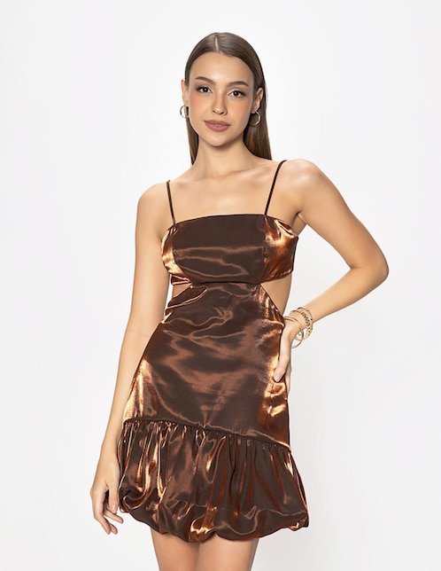 Vestido corto casual Studio F para mujer