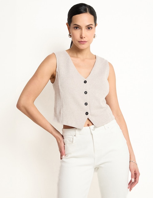 Chaleco Pieces para mujer