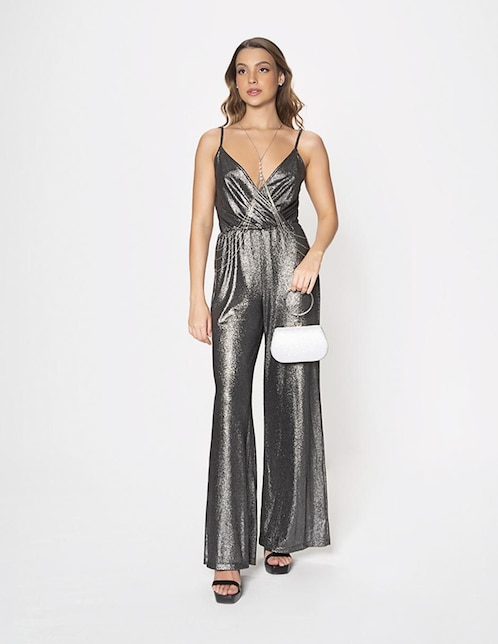 Jumpsuit Studio F estampado liso para mujer