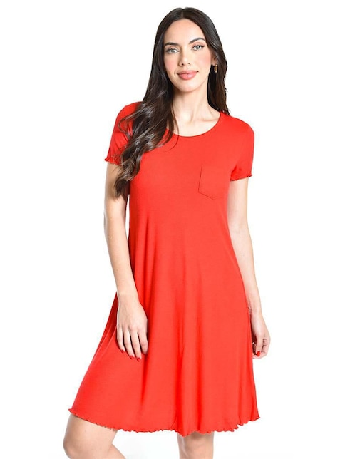 Vestido arriba de la rodilla casual para mujer 1