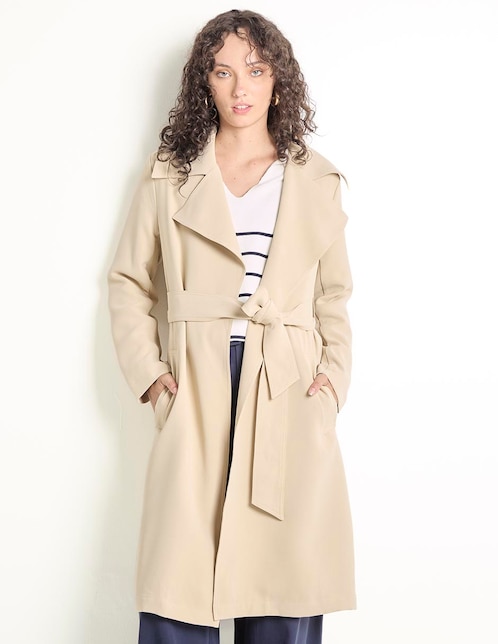 Gabardina con bolsillos MAP para mujer
