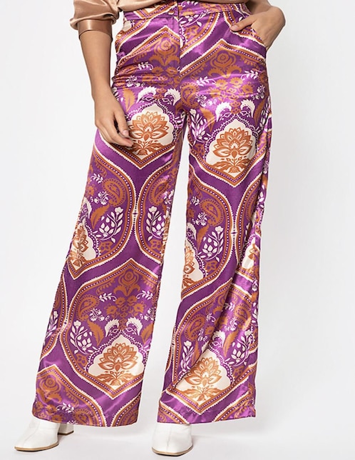 Pantalón relaxed Studio F amplio para mujer