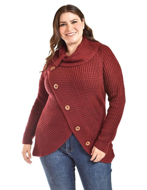 Suéter Roman Fashion cuello redondo para mujer