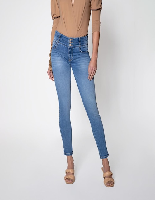 Jeans slim Studio F para mujer