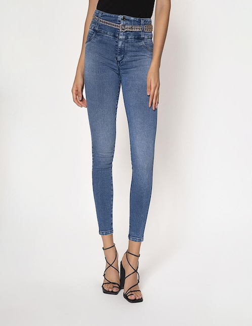 Jeans slim Studio F para mujer