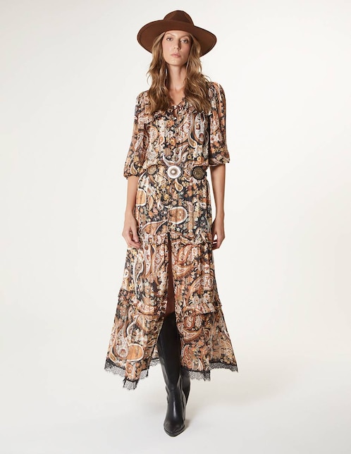 Vestido maxi casual Studio F para mujer