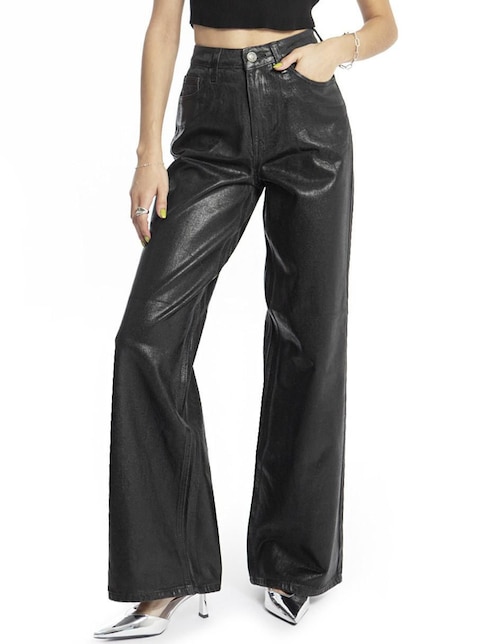 Jeans relaxed wide leg para mujer 1