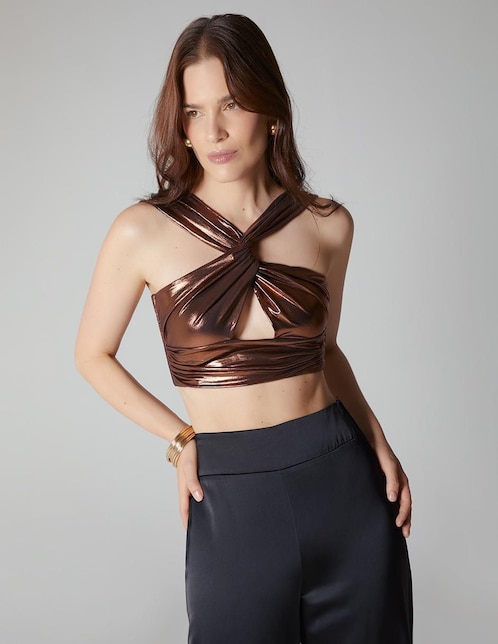 Top Studio F cuello halter