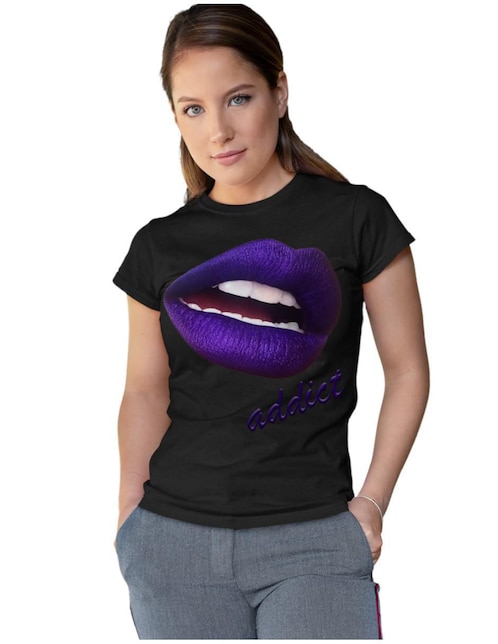 Playera manga corta Marëvnyk cuello redondo para mujer