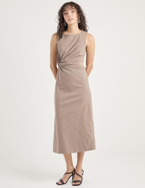 Vestido crop casual para mujer