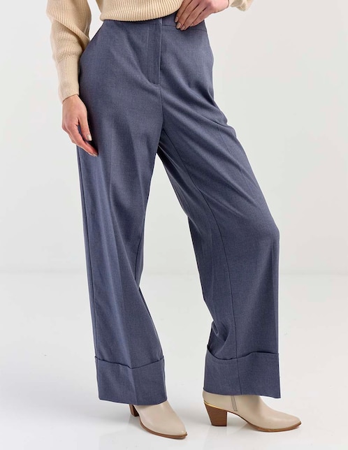 Pantalón relaxed amplio para mujer 1