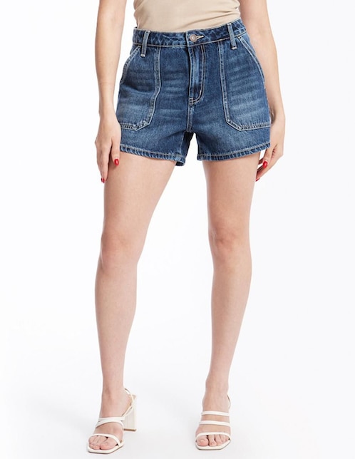 Short Roman Fashion de mezclilla para mujer