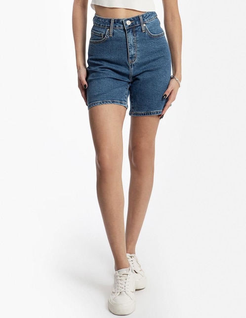 Short Roman Fashion de mezclilla para mujer