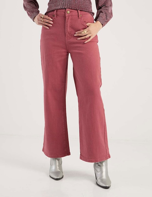 Jeans straight para mujer 1