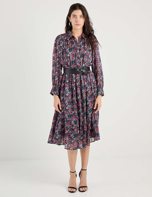 Vestido 3/4 casual Petite Studio para mujer