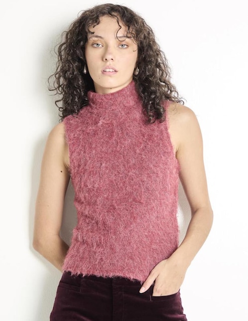 Suéter cuello alto para mujer 1