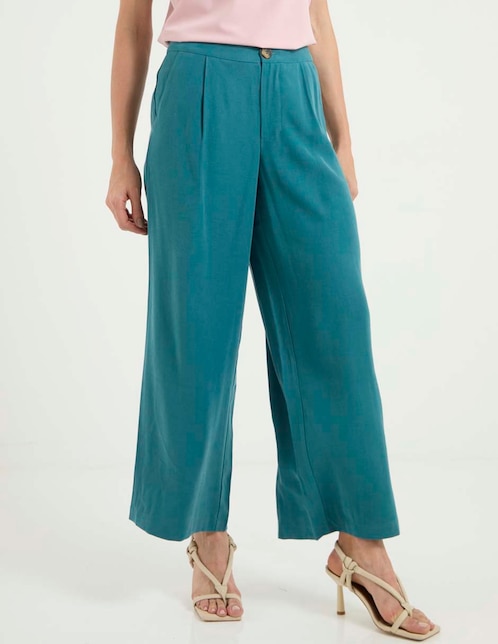 Pantalón relaxed amplio para mujer 1