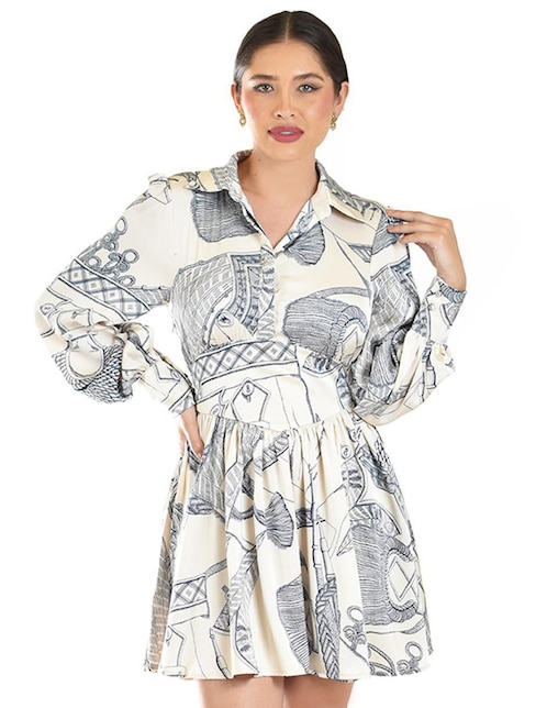 Vestido corto casual para mujer 1
