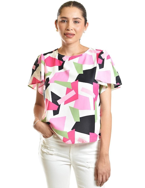Blusa manga corta para mujer 1