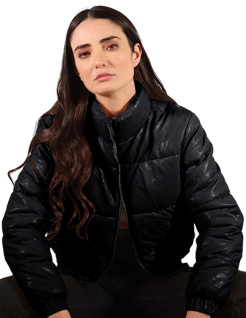 "chamarra" acolchada roosevelt no impermeable "de" poliéster "para mujer"