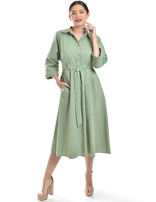 Vestido midi casual para mujer 1
