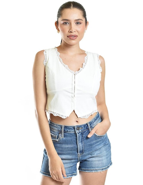 Blusa sin manga para mujer 1