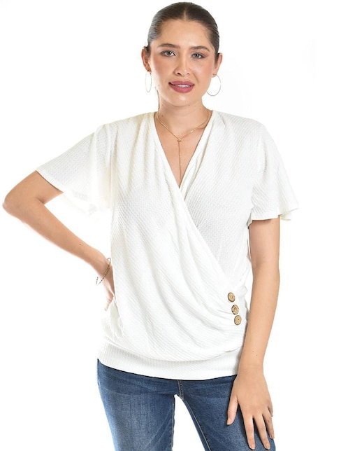 Blusa manga corta para mujer 1