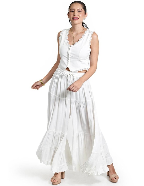 Pantalón relaxed amplio para mujer 1