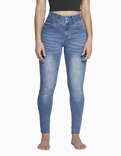 Jeans ultra skinny Seven Jeans corte cintura alta para mujer